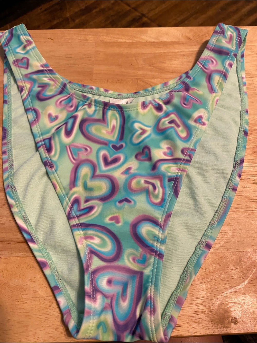 wild fable Mint Aqua Swim Bottoms with Multicolor Trim
